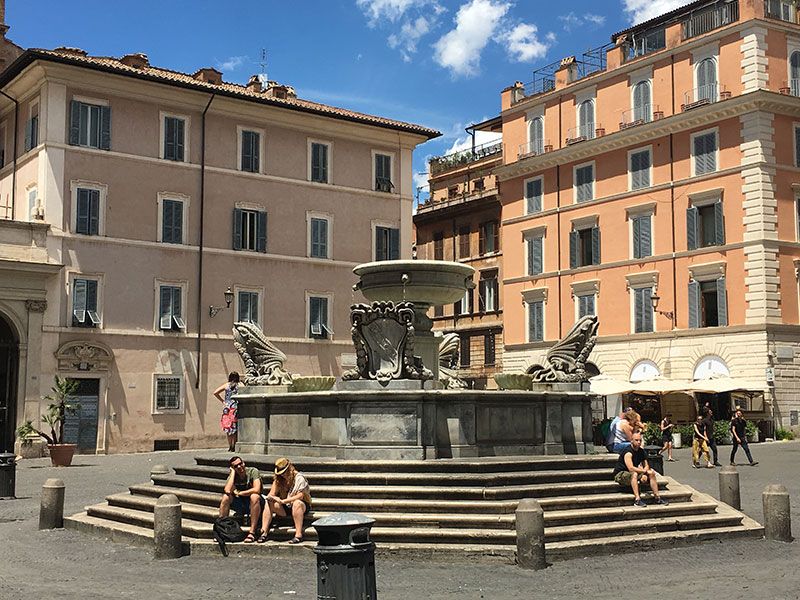 Qué ver en Trastevere - Roma - Plaza Santa Maria