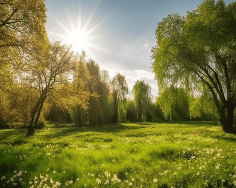 Den Park in den Lenormandkarten beim Kartenlegen immer richtig deuten.