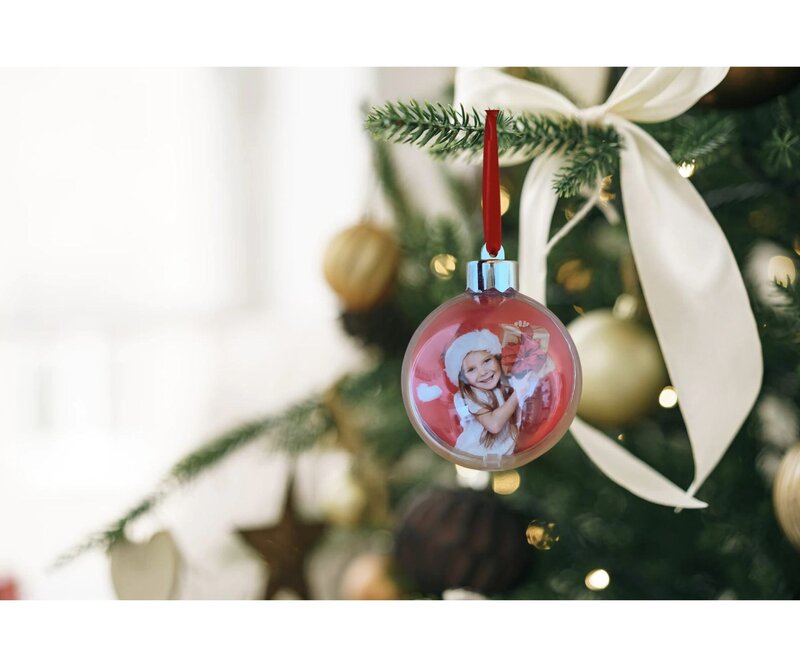 Bola árbol de Navidad personalizable