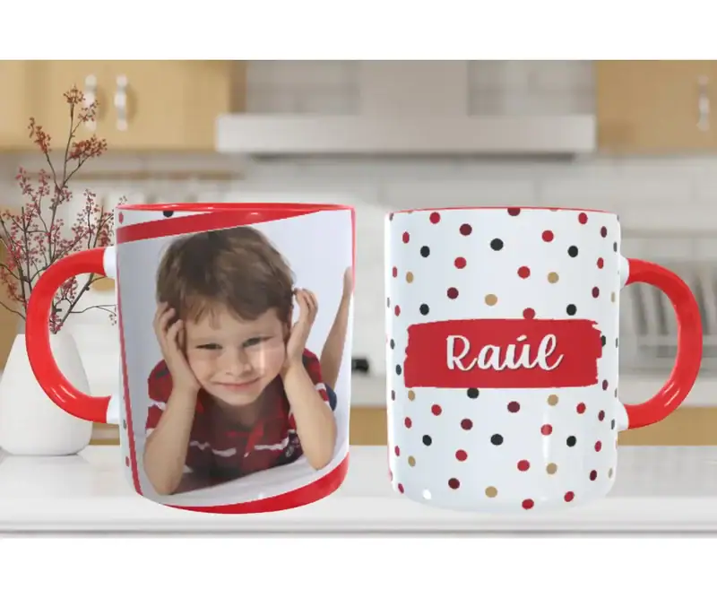 Taza Foto con topitos - Imagen 6