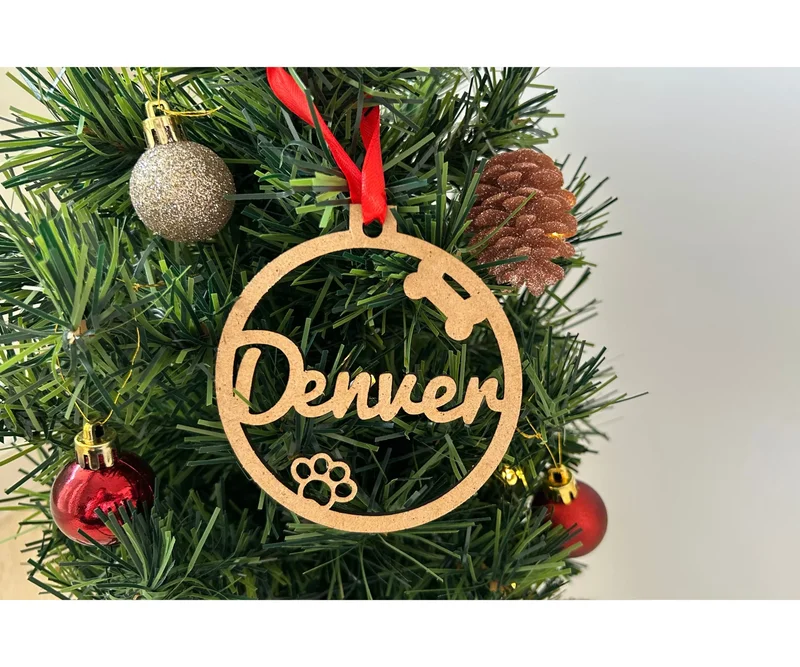 Bola de madera Perro