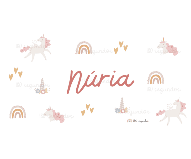 Botella Unicornio con Arco iris - Imagen 2