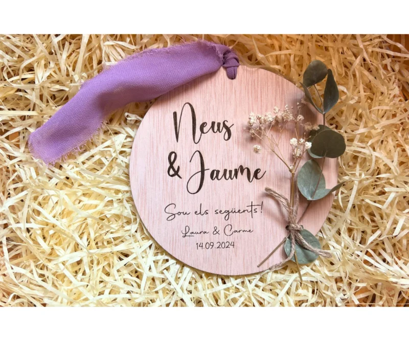 Placa madera ¡Sois los siguientes! - Imagen 3