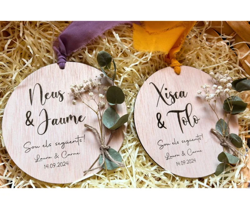 Placa madera ¡Sois los siguientes!