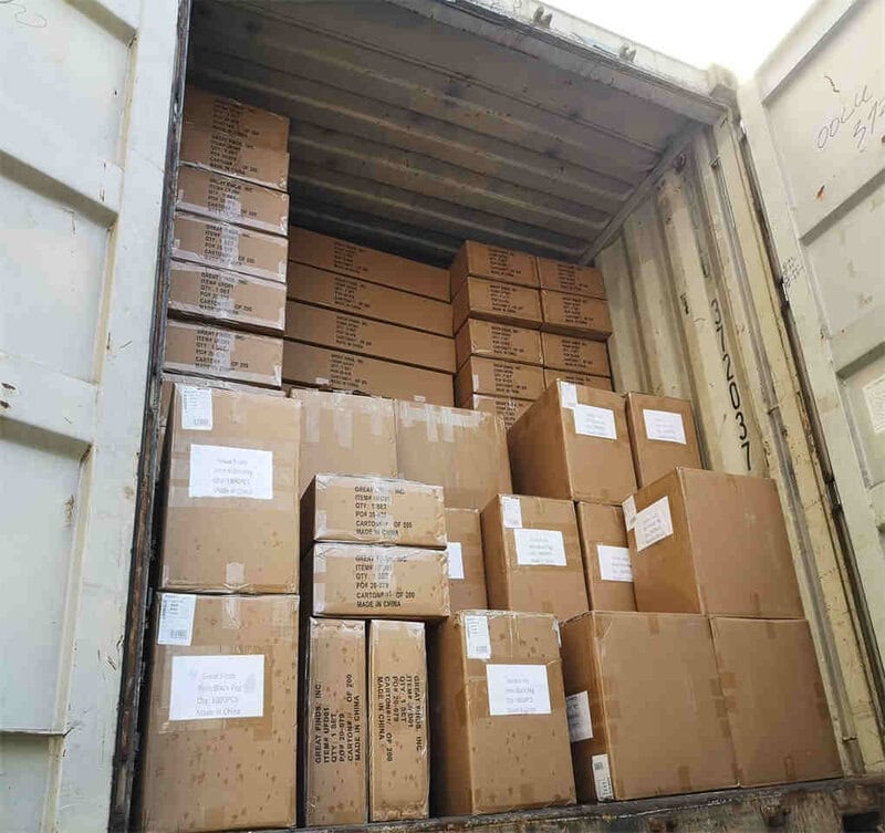 container loaded