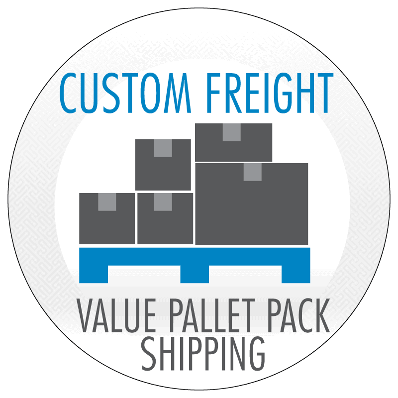 Custom Freight, Value Pallet Pack Shipping