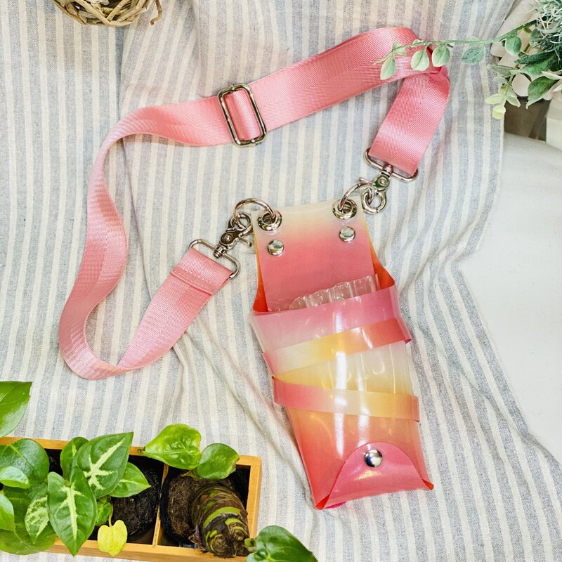 洗えるシザーバッグ ＜ピンクのグラデーション 7丁＞