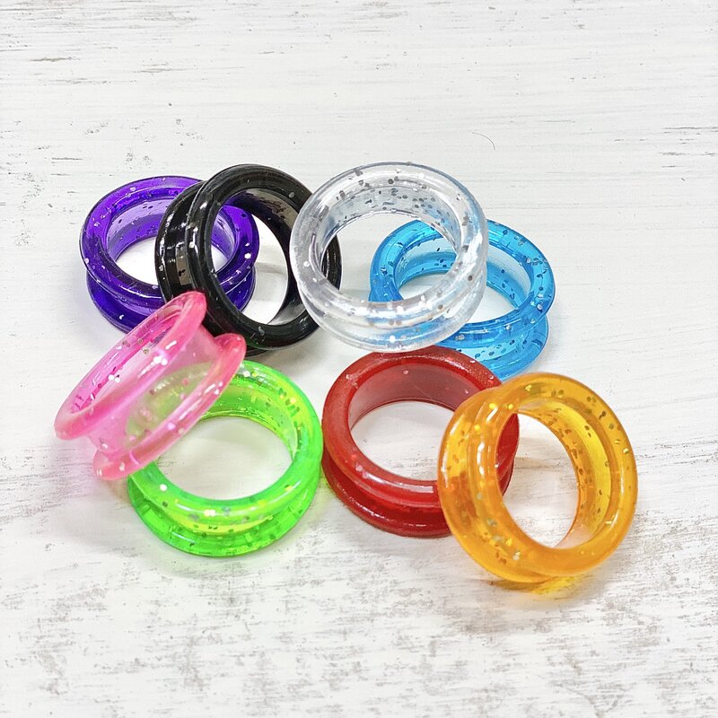 ラメがきらきらシザーリング8色 ＜きらきらラメシリーズ 21mm＞