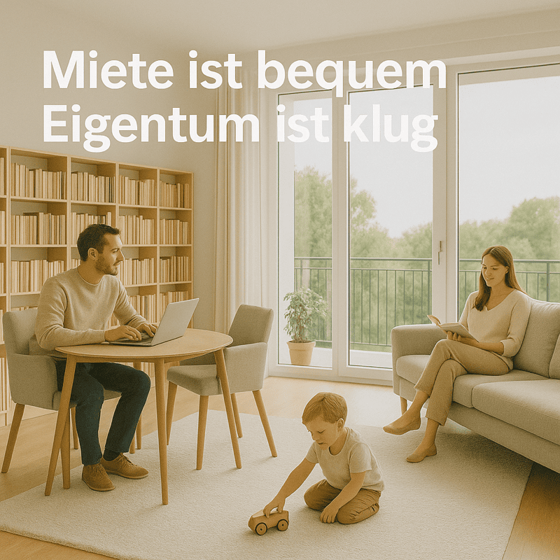 Miete ist bequem – Eigentum ist klug Miete ist bequem – Eigentum ist klug
