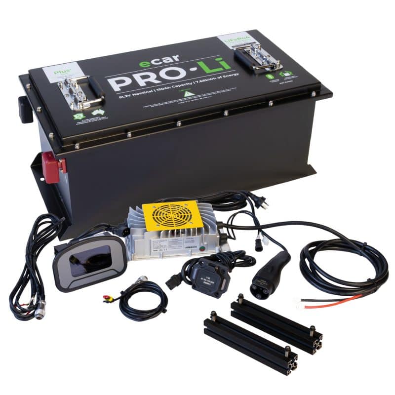 48V Lithium Golf Cart Battery – PRO-Li Plus+ 150Ah Battery Package for ECAR A-Series
