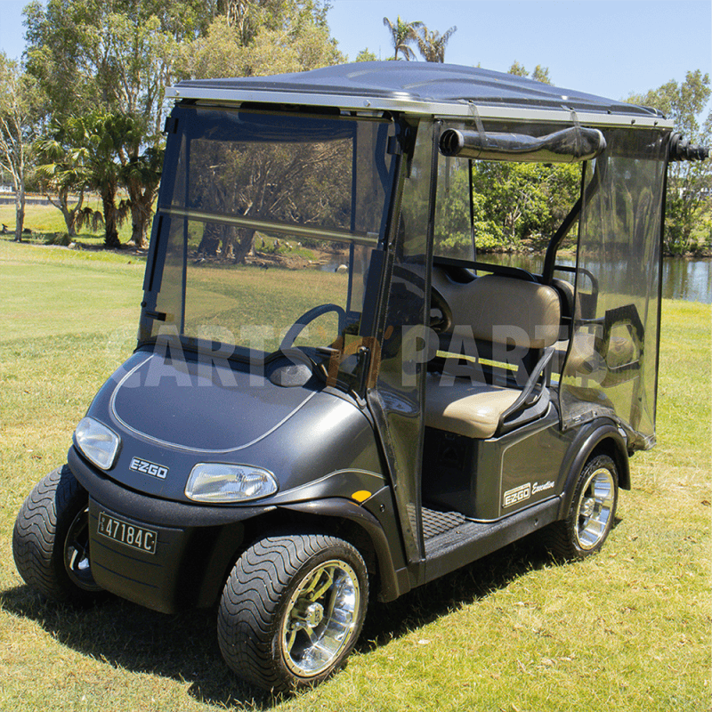 2016 EZGO RXV 4 Seat Silver Golf Cart