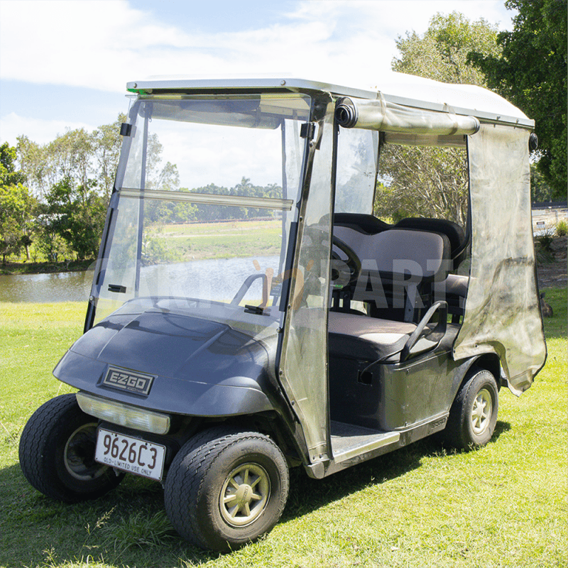 2001 EZGO TXT 4 Seat Silver Grey Golf Cart