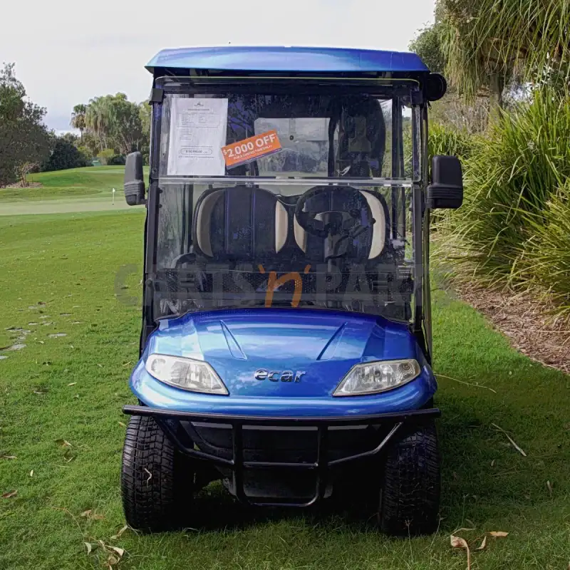 2020 ECAR 627 2 Seat Electric Blue Golf Cart