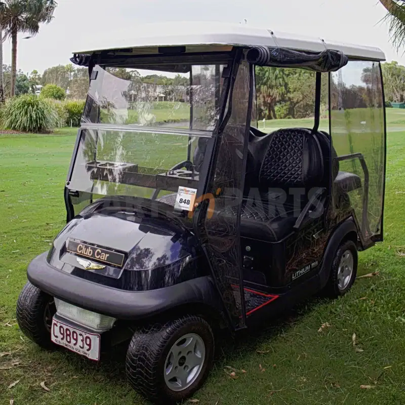 2011 Club Car Precedent 4 Seat Black Golf Cart