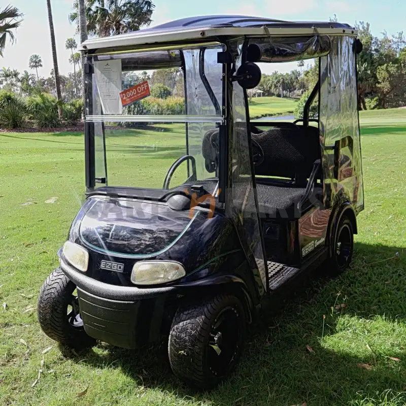 2017 EZGO RXV 4 Seat Black Golf Cart
