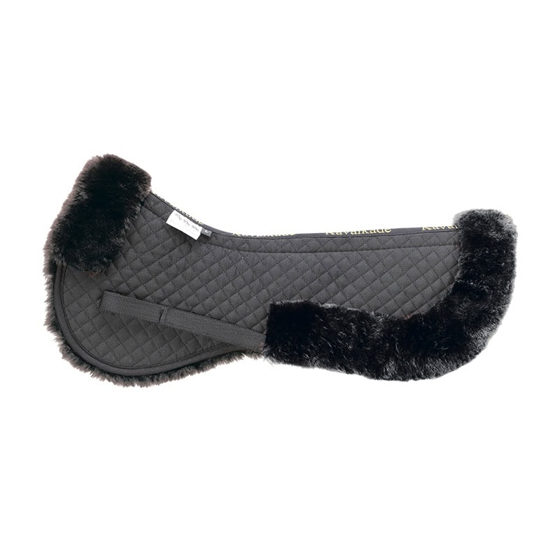 Korektivni podmetač za sedlo crni