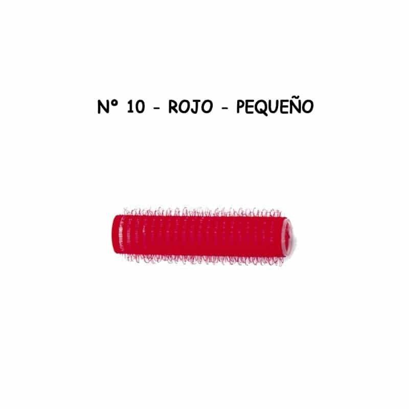 Rulo adhesivo nº10 rojo pequeño- bolsa 12 unid- distribuciones ti