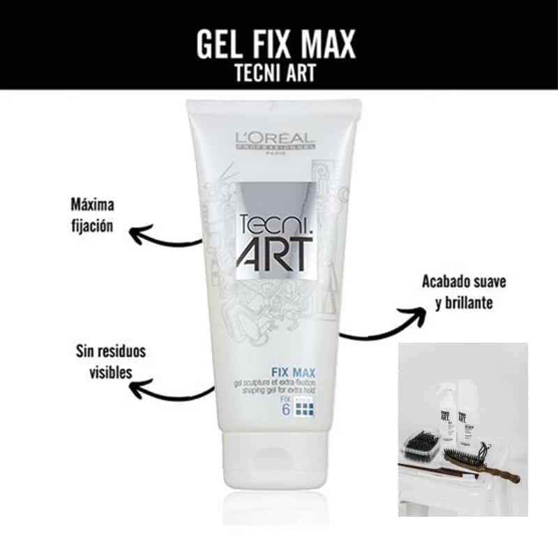 LOREAL Gel Fix Max- extructurante fuerza 6- 200 ml - Imagen 3