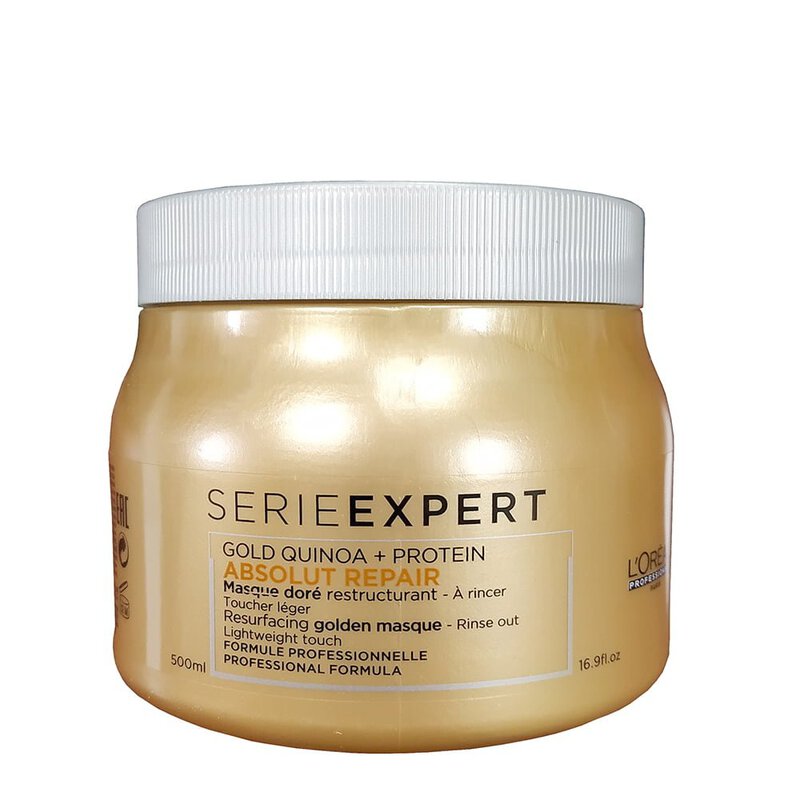 mascarilla-loreal-serie expert-absolut-repair-golden quinoa+protein-500ml- distribuciones ti