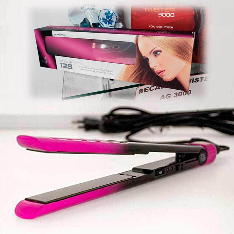 plancha-titanium-T25-A.G.V-IDEAL-KERATINA- distribuciones ti