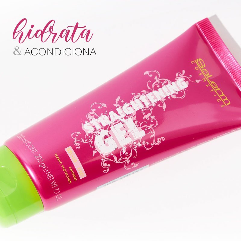 Gel tubo Straightening SALERM para cabellos lisos 200 ml - Imagen 2
