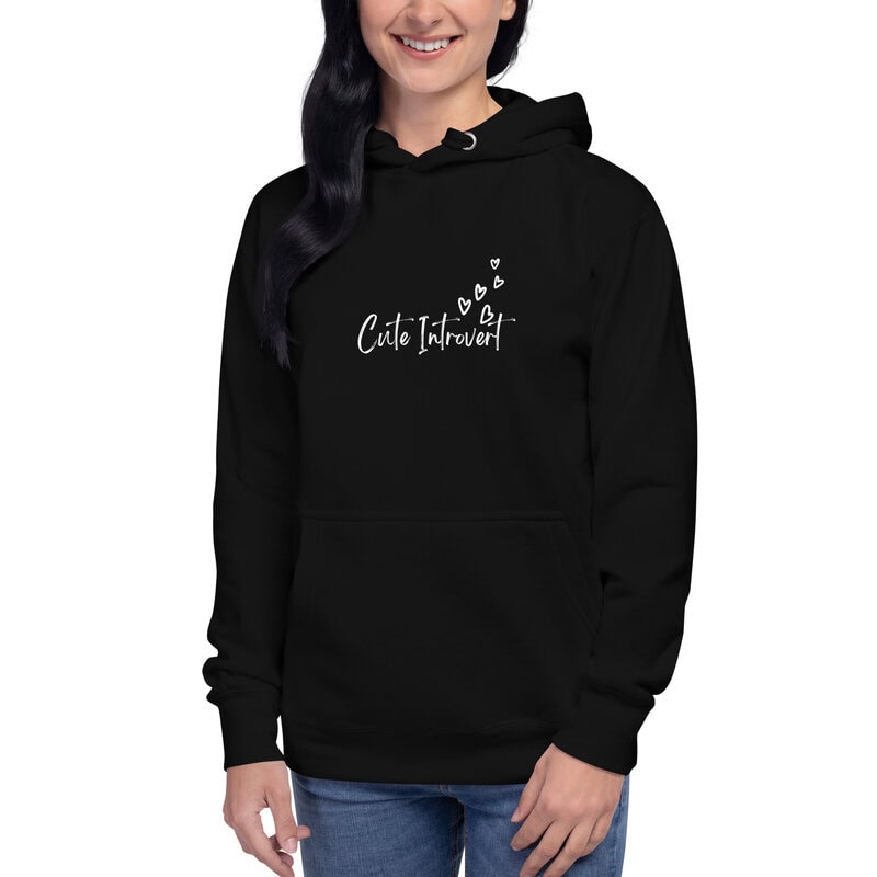 Cute Introvert Woman’s Unisex Hoodie
