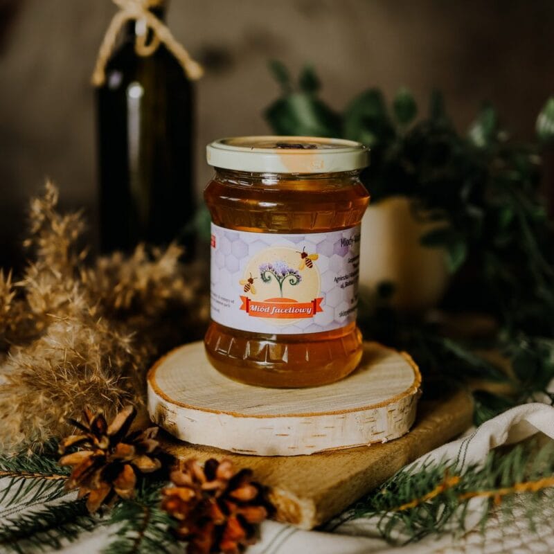 Miód faceliowy w słoiku 600g
