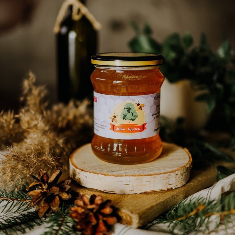 Miód lipowy w słoiku 600g