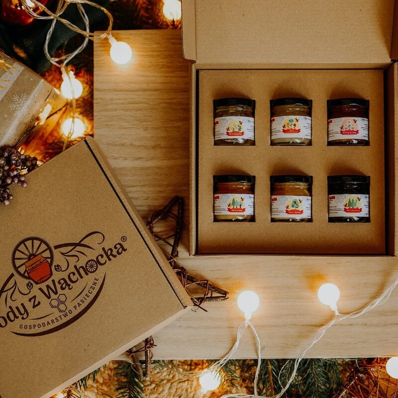 Zestaw miodów 6x50g kartonik