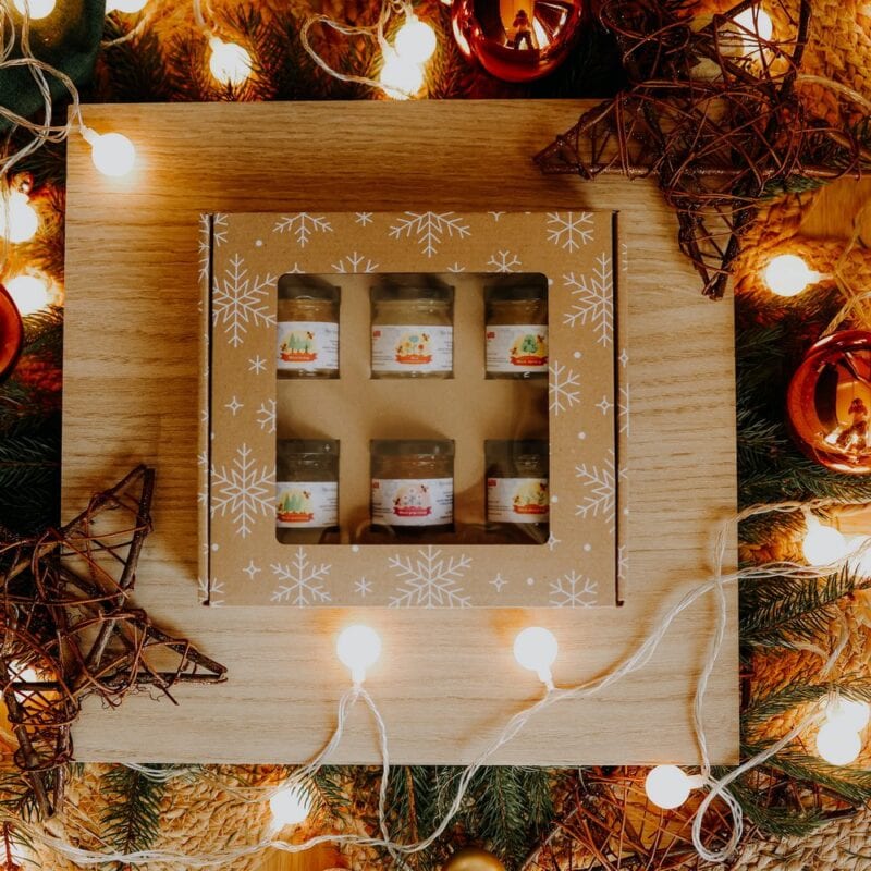 Zestaw miodów 6x50g śnieżynki