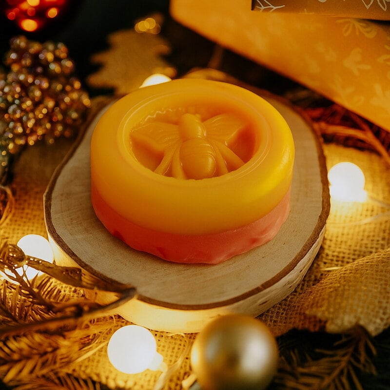 Miodowe mydło glicerynowe okrągłe