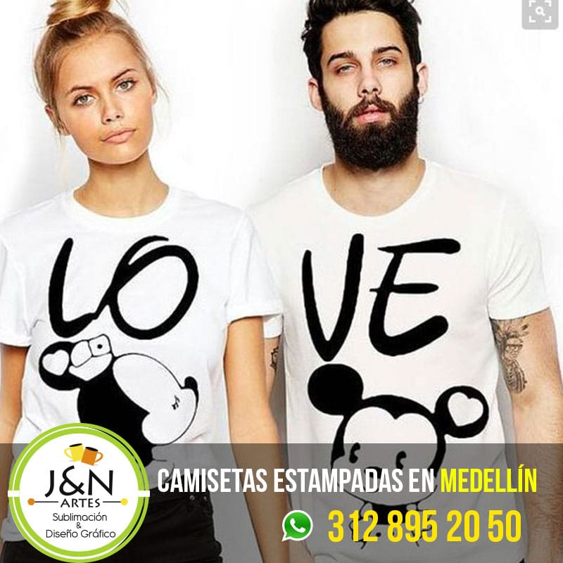 Colecci n de Camisetas Personalizadas para Parejas Novios Familia