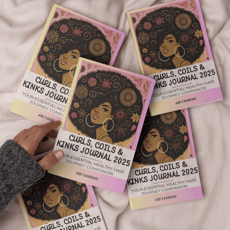 Curls, Coils and Kinks Hair Journal and Planner 1