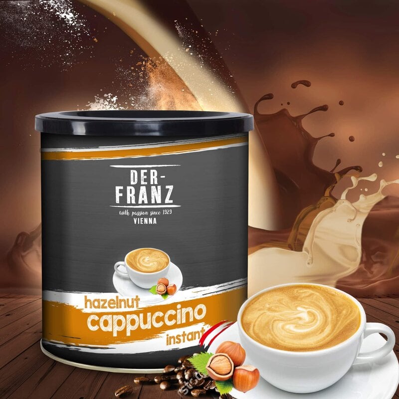 Instant-Cappuccino mit Haselnuss aromatisiert, 500g - Image 4