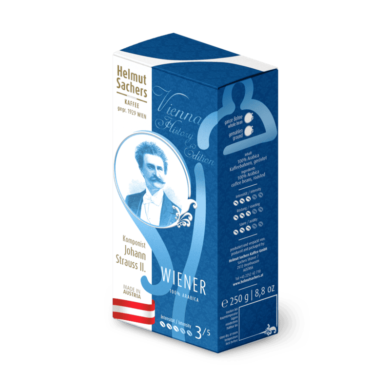 Johann Strauss II. - Wiener, Ganze Bohne, 1x 250g