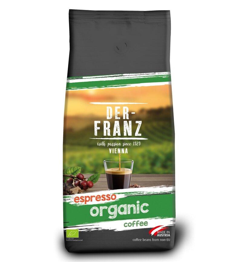 ESPRESSO BIO, ganze Bohne, 1000g