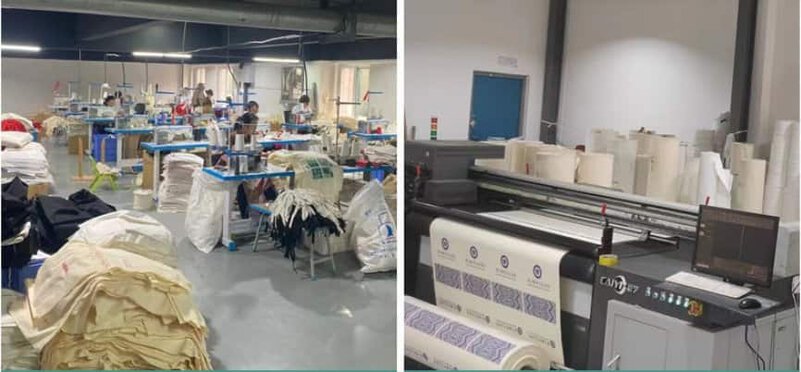 Custom tote bag production sample and factory specification review