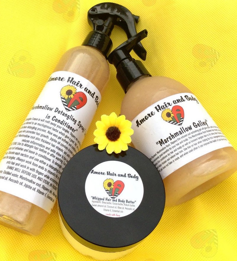 natural hair gifts, Amore Hair and Body Co 3 Step Curl Kit