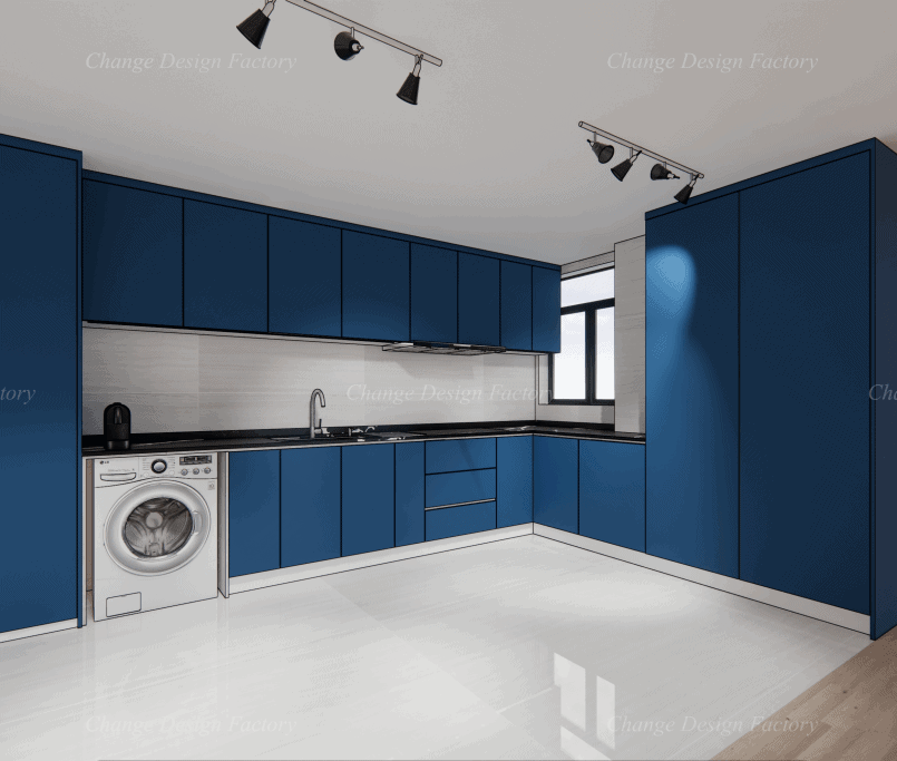 Change Design Factory 傢俬廠 太古城三房案例 碧藤閣 1114"