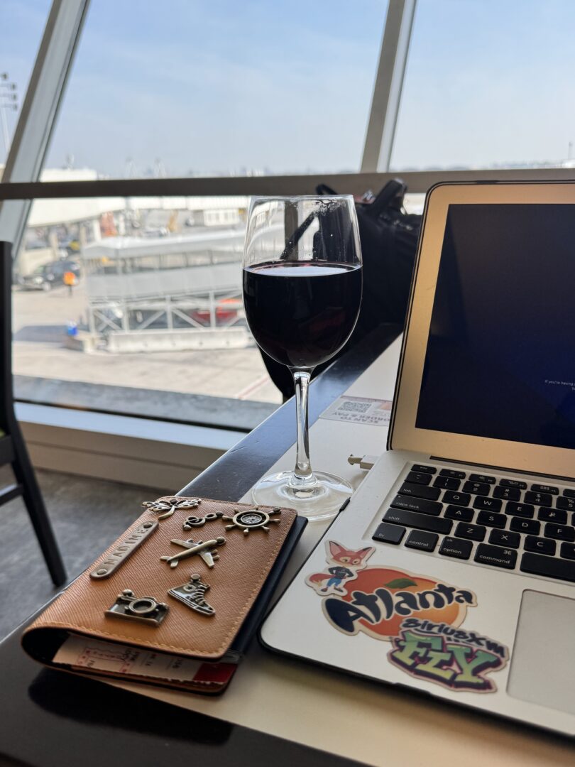 Wine at Terminal 7 at JFK