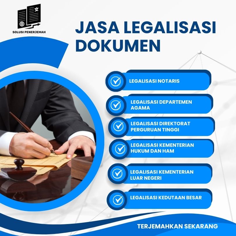 Jasa legalisasi dokumen online