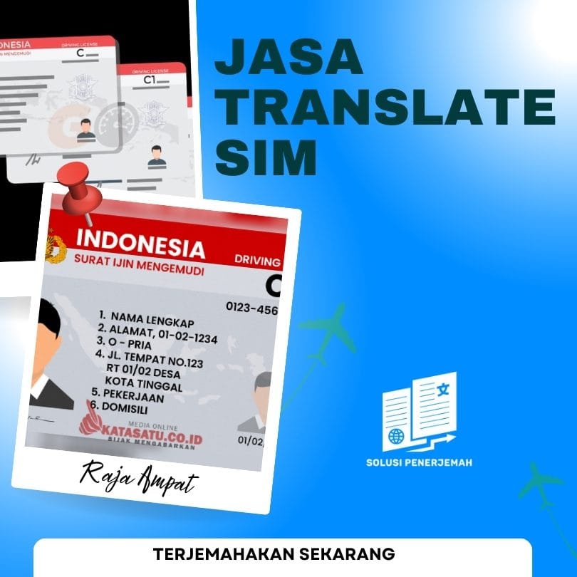 Jasa translate SIM