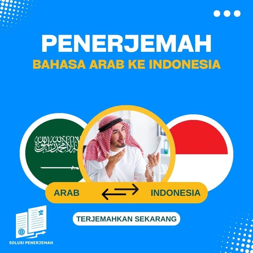 Jasa Penerjemah bahasa Arab ke Indonesia