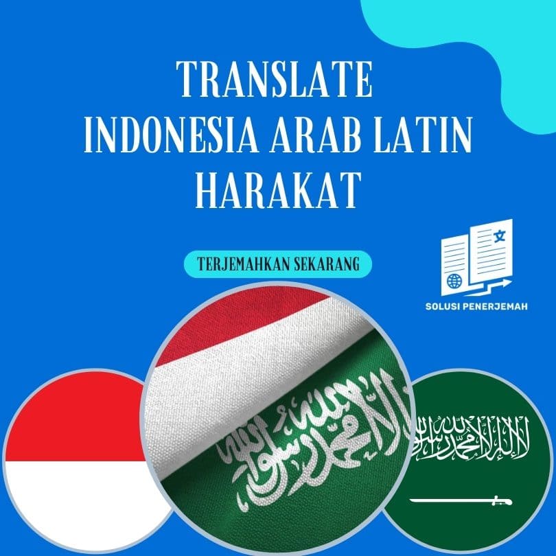 Jasa translate Indonesia Arab latin harakat