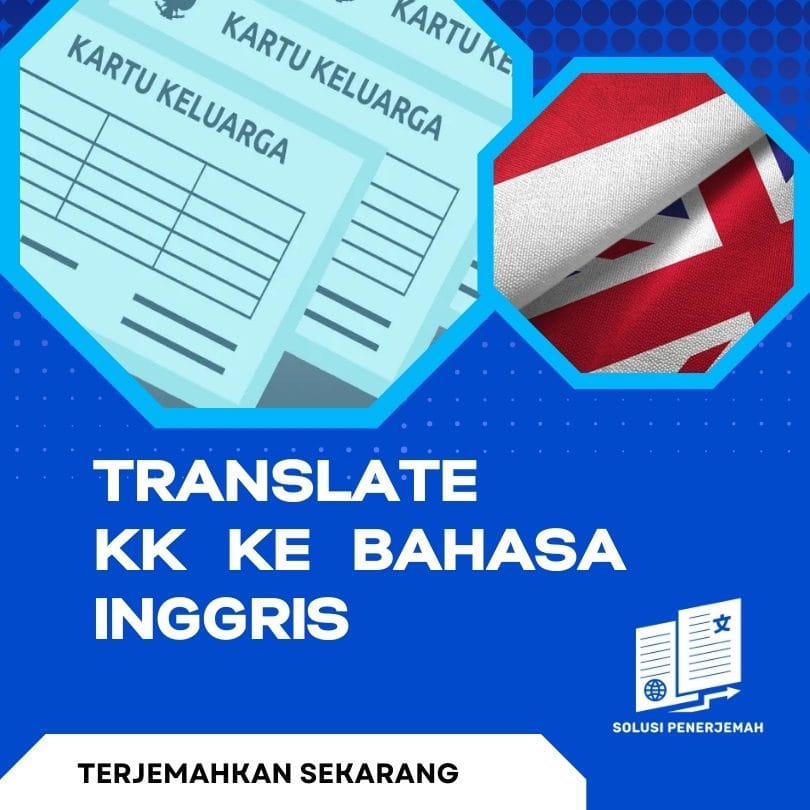 Translate kk ke bahasa Inggris