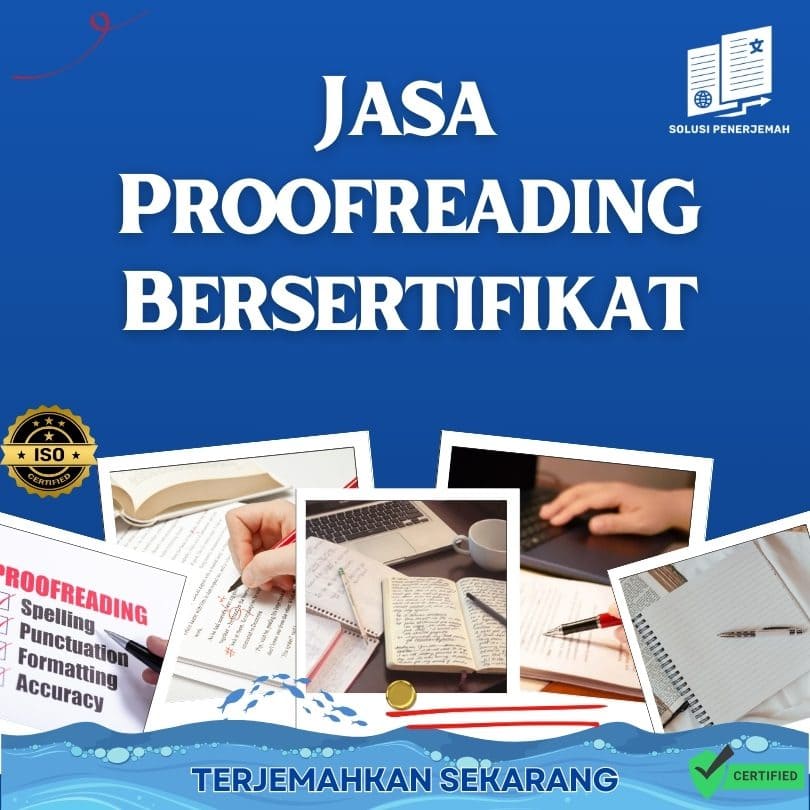 Jasa Proofreading Bersertifikat