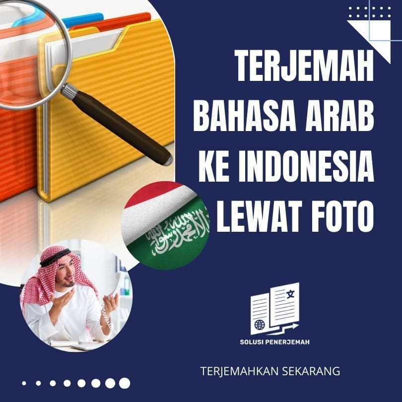 terjemahan bahasa Arab ke Indonesia lewat foto