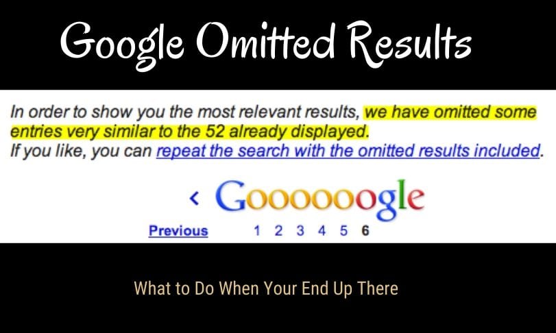 Google Omitted Results