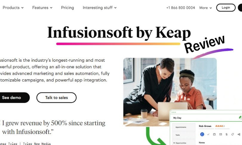 Infusionsoft by Keap Review