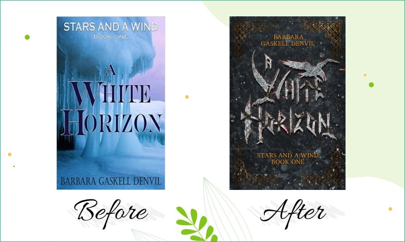 white horizon before after